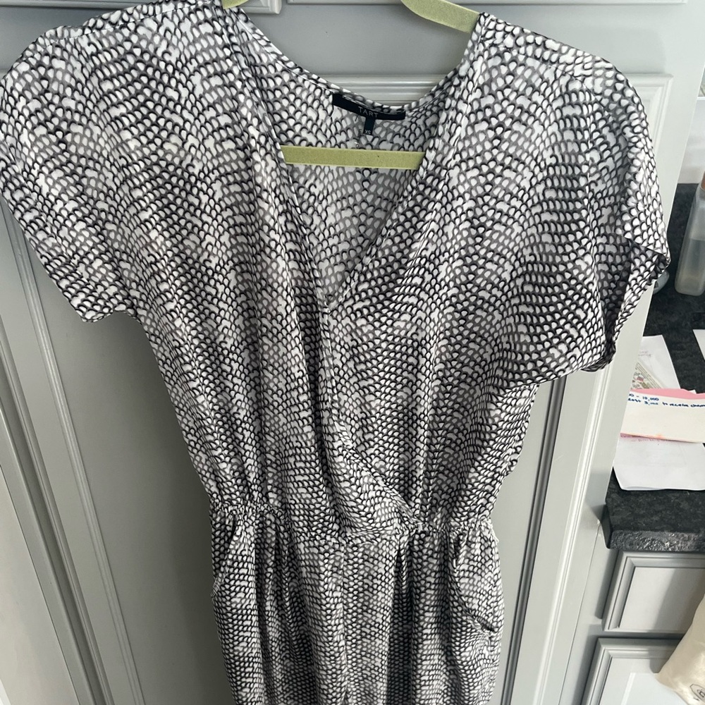 Tart Monochrome Patterned Jumpsuit